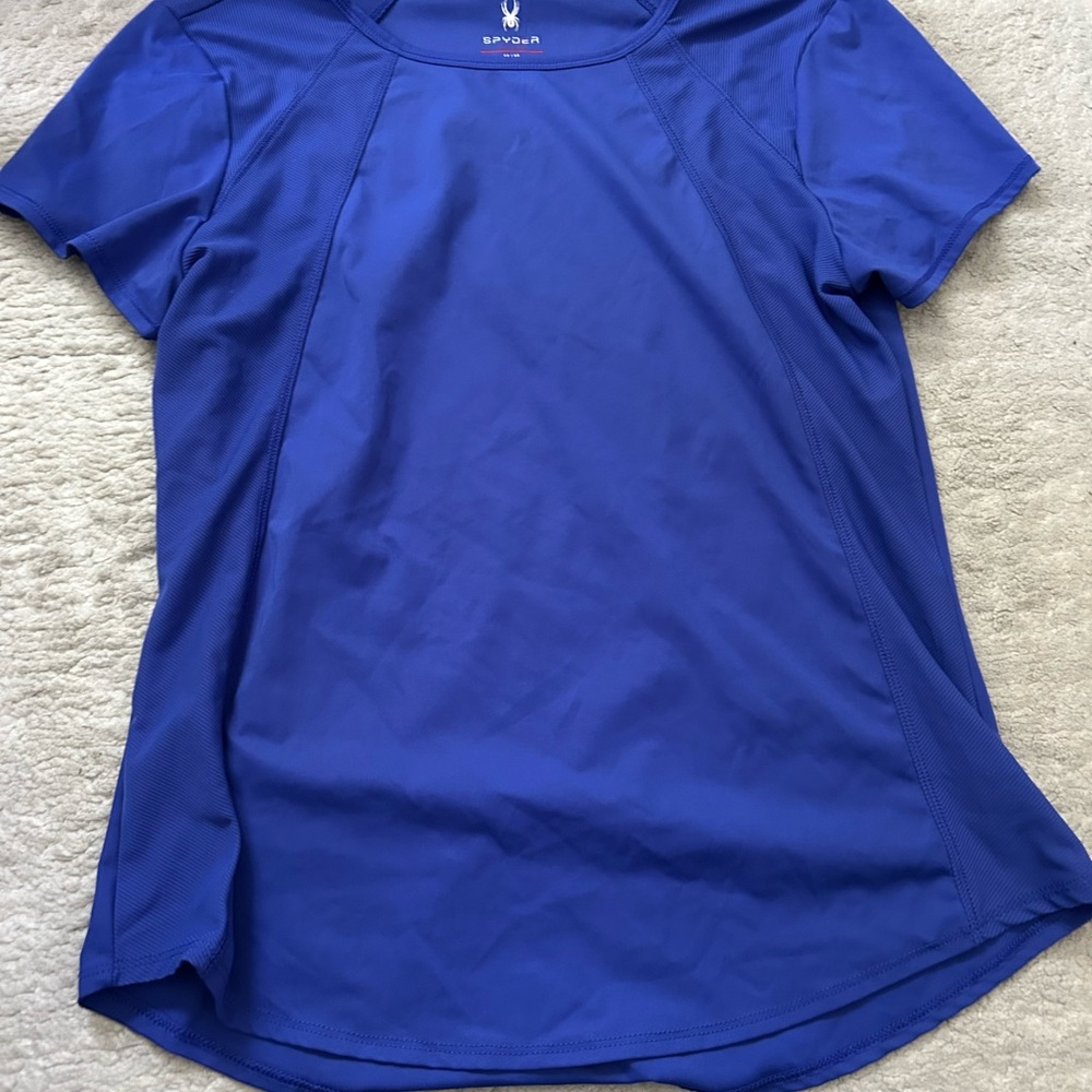 Spyder Women's Short-Sleeve Performance Tee in Royal